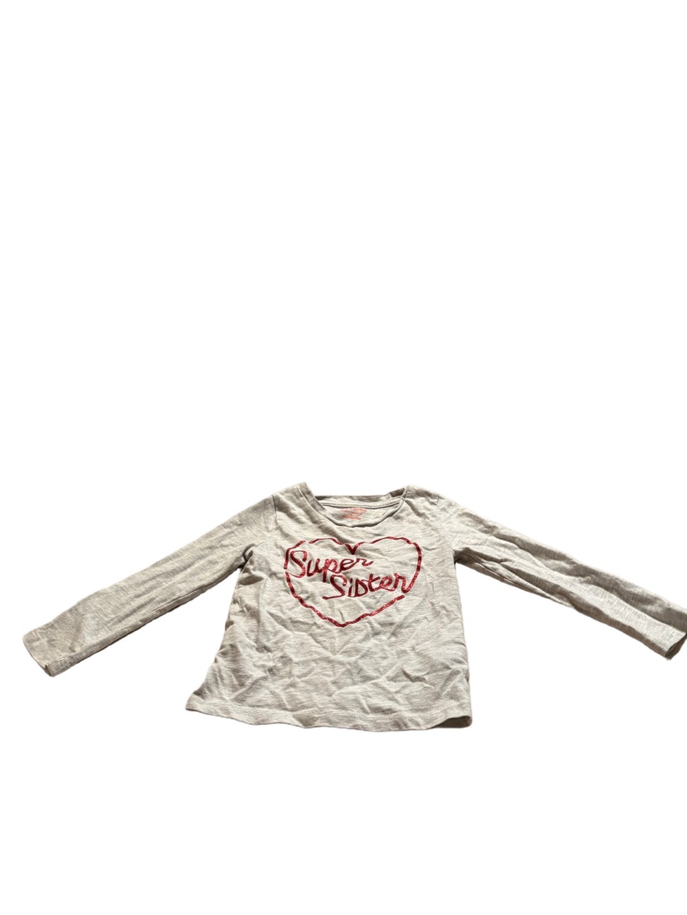 Grey Joe Fresh Super Sister Long Sleeve Shirt Size 3T